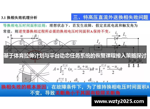 基于体育拉伸计划与平台动态任务系统的恢复课程接入策略探讨